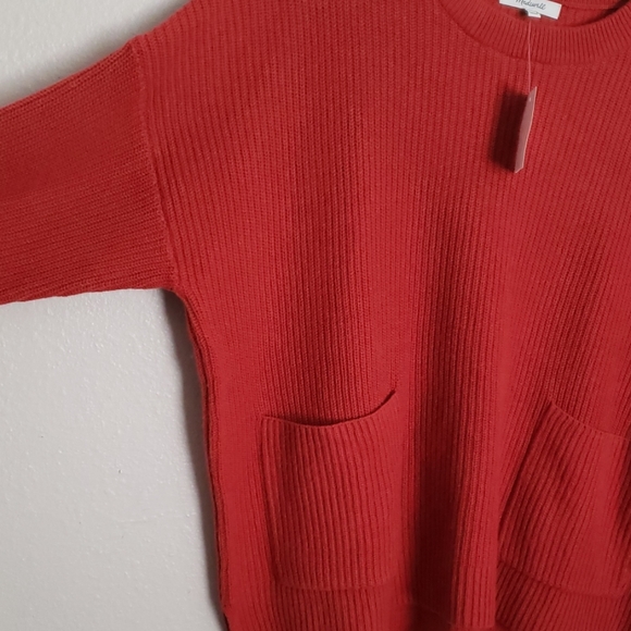 Madewell NWT Patch Pocket Oversized Sweater - Picture 6 of 8